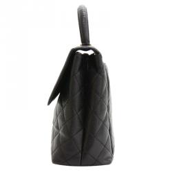 مملوكة مسبقًا حقيبة شانيل كيلي فينتدج جامبو كافيار مبطنة سوداء