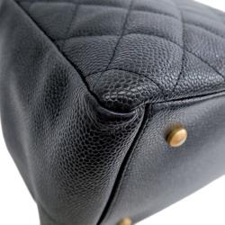 Pre Owned حقيبة يد شانيل بتيت تايمليس كافيار مبطن سوداء