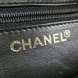 مملوكة مسبقًا حقيبة يد شانيل بيتيت تايمليس جلد كافيار مبطن أسود