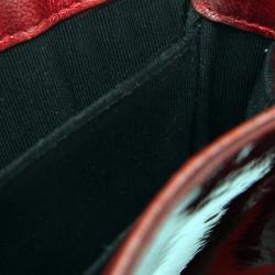 Pre Owned Chanel Red Patent Leather CC Phone Holder Crossbody Bag