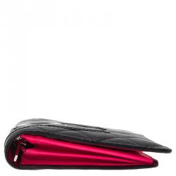 Chanel Black Quilted Leather CC Cambon Long Wallet