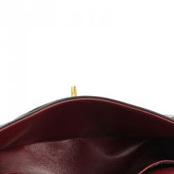 Pre Owned Chanel Black Quilted Lambskin Vintage Small Classic Flap Bag
