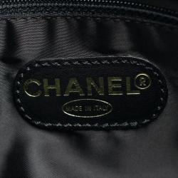 Pre Owned Chanel Black Caviar Leather Tote