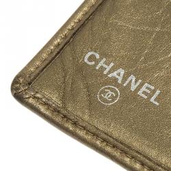 مملوكة مسبقًا Chanel Bronze Quilted Leather CC Cambon Long Wallet