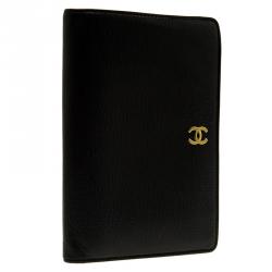 Pre Owned Chanel Black Leather CC Bi-Fold L-Yen Wallet
