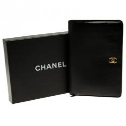 Pre Owned Chanel Black Leather CC Bi-Fold L-Yen Wallet
