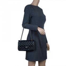 مملوكة مسبقًا Chanel Black Quilted Lambskin Small Classic Double Flap Bag