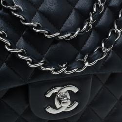 مملوكة مسبقًا Chanel Black Quilted Lambskin Small Classic Double Flap Bag