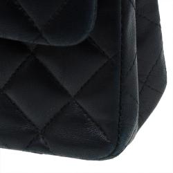 مملوكة مسبقًا Chanel Black Quilted Lambskin Small Classic Double Flap Bag