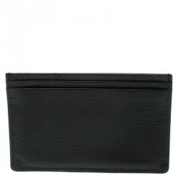 مملوكة مسبقًا Chanel Black Leather CC Card Holder 