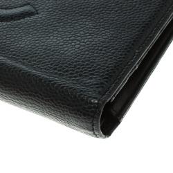 مملوكة مسبقًا Chanel Caviar Leather CC Logo Long Wallet