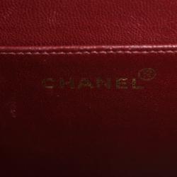 Pre Owned Chanel Black Quilted Lambskin Maxi Jumbo Vintage Classic Flap Bag