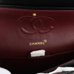 مملوكة مسبقًا Chanel Black Quilted Lambskin Medium Vintage Classic Double Flap Bag