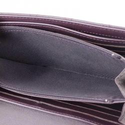 Pre Owned محفظة شانيل كونتينينتال CC جلد مبطنة بنفسجية