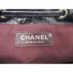 Pre Owned Chanel Bi Color Quilted Leather/Shearling Small Mountain Backpack