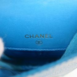 Pre Owned بوك كروس شانيل جلد كافيار أزرق