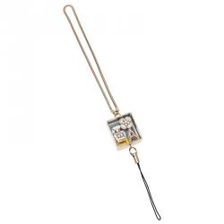 Pre Owned Chanel Bronze Eiffel Tower and Perfume Box Bag Charm