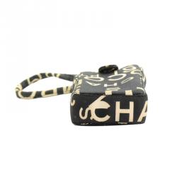 Pre Owned Chanel Bi Color Canvas Mobile Case Bag