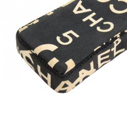Pre Owned Chanel Bi Color Canvas Mobile Case Bag