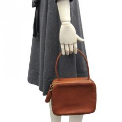 Pre Owned Chanel Brown Calfskin Vanity Bag
