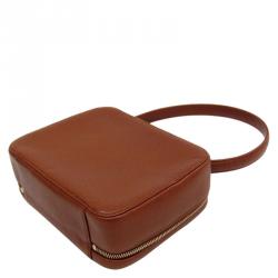 Pre Owned Chanel Brown Calfskin Vanity Bag