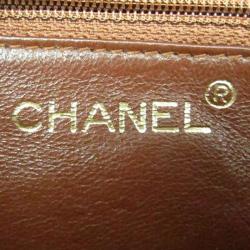 Pre Owned Chanel Brown Calfskin Vanity Bag