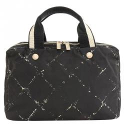 Chanel Black Nylon Travel Line Briefcase