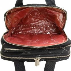Chanel Black Nylon Travel Line Briefcase