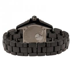Pre Owned Chanel Black Ceramic J12 Women's Wristwatch 33MM