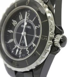 Pre Owned Chanel Black Ceramic J12 Women's Wristwatch 33MM