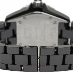 Pre Owned Chanel Black Ceramic J12 Women's Wristwatch 33MM