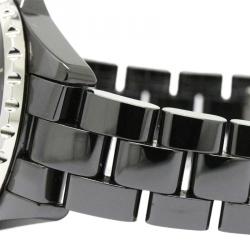 Pre Owned Chanel Black Ceramic J12 Women's Wristwatch 33MM
