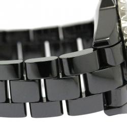 Pre Owned Chanel Black Ceramic J12 Women's Wristwatch 33MM