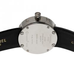 Chanel Black Stainless Steel La Ronde Women's Wristwatch 30MM