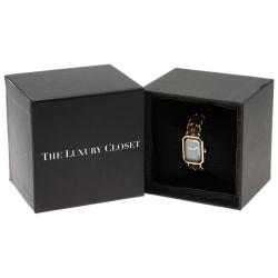 Pre Owned Chanel Black Gold-Plated Stainless Steel Premiere Women's Wristwatch 20MM