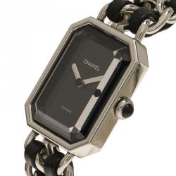 Pre Owned Chanel Black Stainless Steel Premiere Women's Wristwatch 20MM