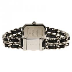 Pre Owned Chanel Black Stainless Steel Premiere Women's Wristwatch 20MM