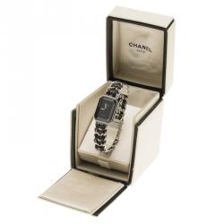 Pre Owned Chanel Black Stainless Steel Premiere Women's Wristwatch 20MM