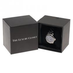 Chanel Black Ceramic J12 Women's Wristwatch 33MM