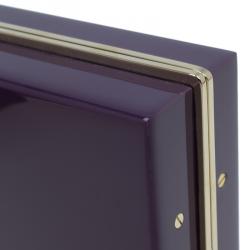 Charlotte Olympia Purple Perspex Pieces Zodiac Pandora Box Clutch 