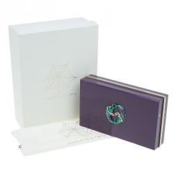 Charlotte Olympia Purple Perspex Pieces Zodiac Pandora Box Clutch 