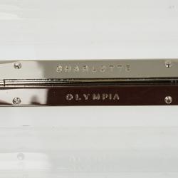 Pre Owned Charlotte Olympia Plexiglass Clam Shell Pandora Box Clutch