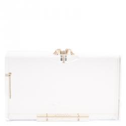 Pre Owned Charlotte Olympia Perspex Spider Pandora Box Clutch