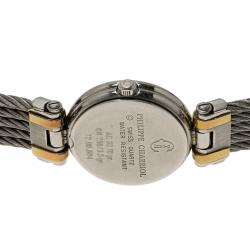 Pre Owned Charriol White Gold-Plated Stainless Steel Classic Women's Wristwatch 24MM