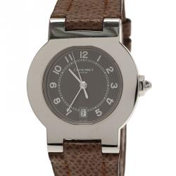 Chaumet Brown Stainless Steel Sport Women's Wristwatch 35MM