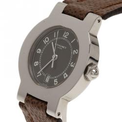 Chaumet Brown Stainless Steel Sport Women's Wristwatch 35MM