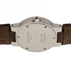 Chaumet Brown Stainless Steel Sport Women's Wristwatch 35MM