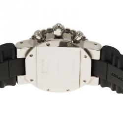 Pre Owned Chaumet Black Stainless Steel Class One 624 Women's Wristwatch 37MM