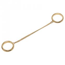 Pre Owned Chloe Two Chain Gold Tone Ring