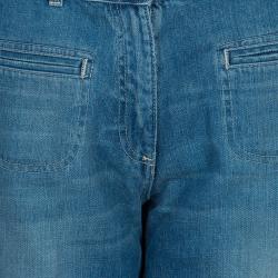 Pre Owned Chloe Blue Flared Denim Pants M